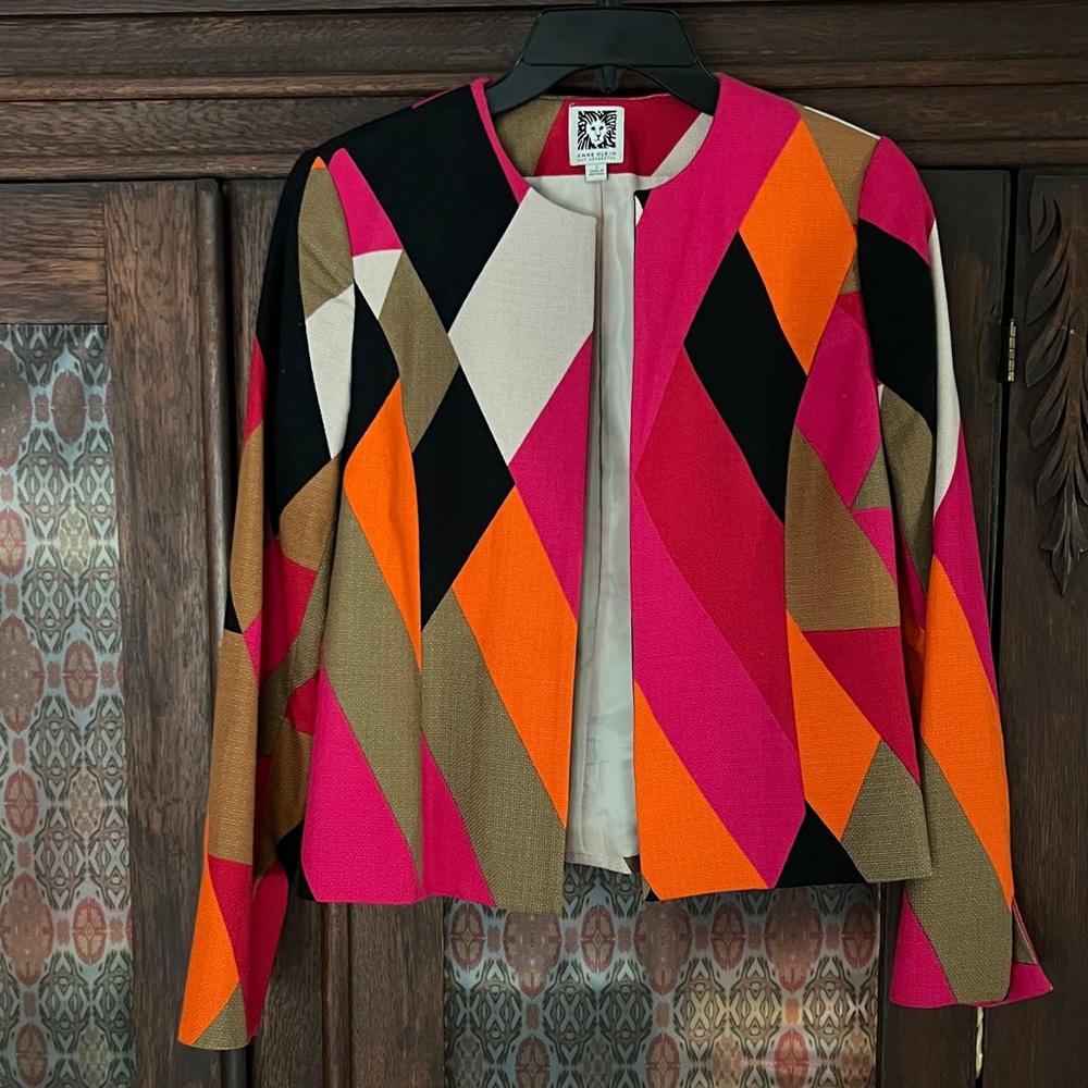 Anne Klein separates open front blazer